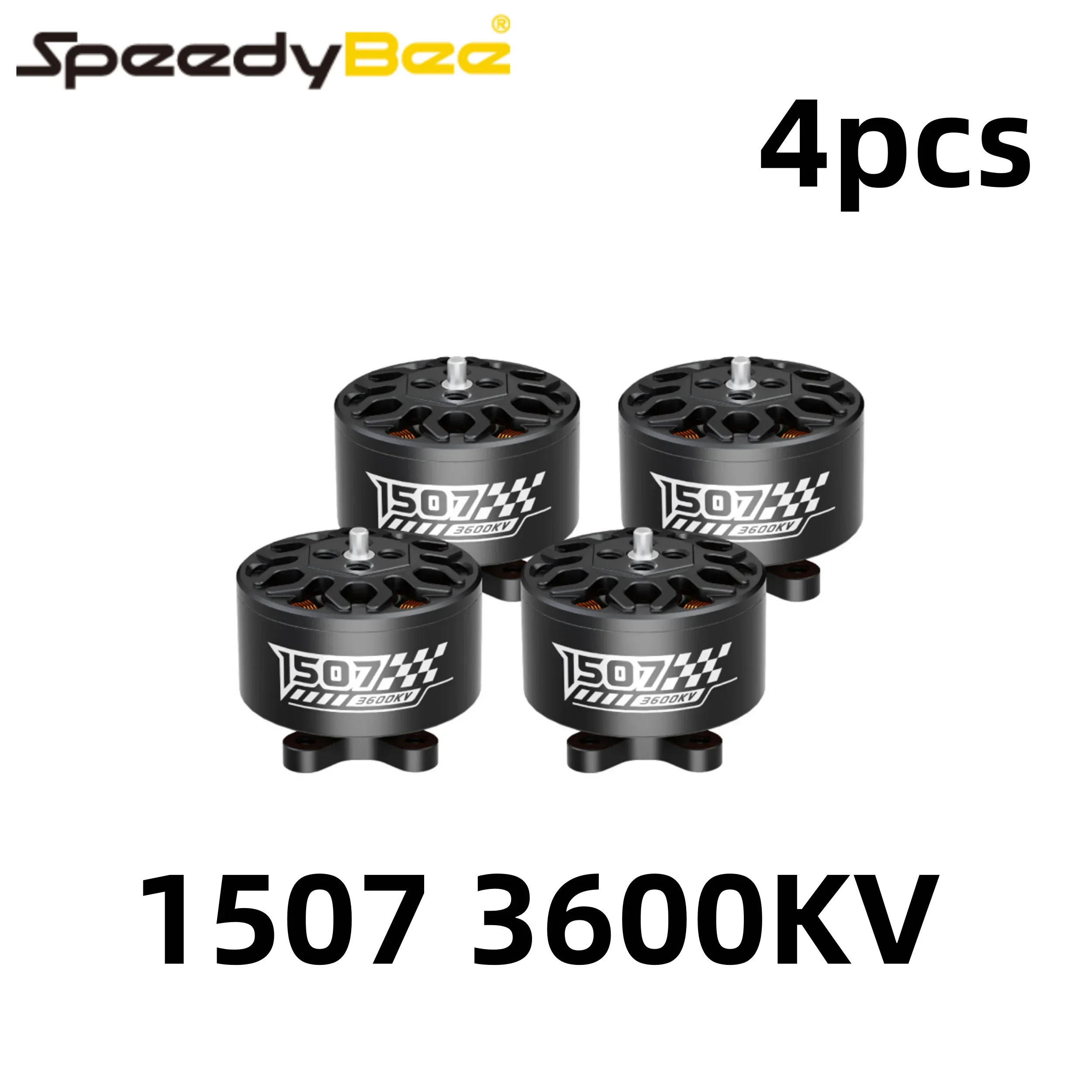 BoMassSpeedyBee 1507 3600KV Motor 4pcs Suitable For Master3X 3-3.6 Inch FPV Racing Drones