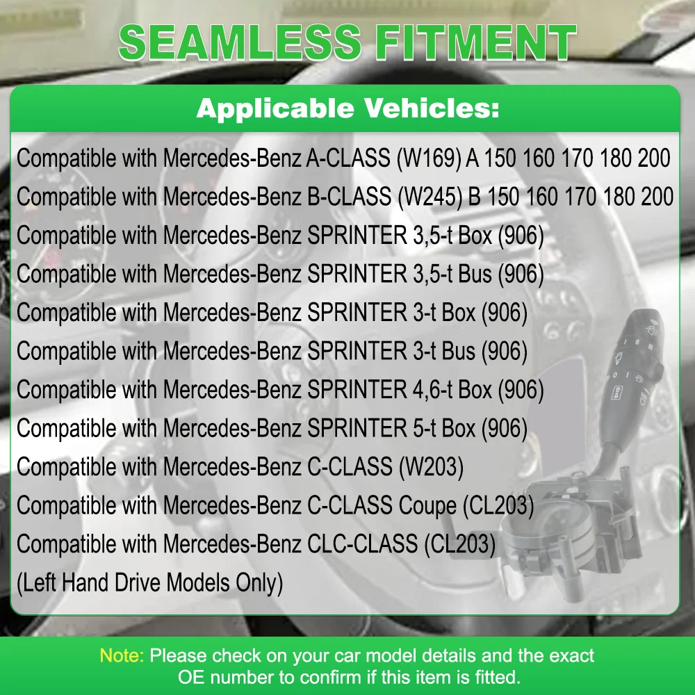1695450210 2035450110 بديل مجموعة متعددة الوظائف لمرسيدس بنز A-CLASS (W169) A 150 160 170 180 200
