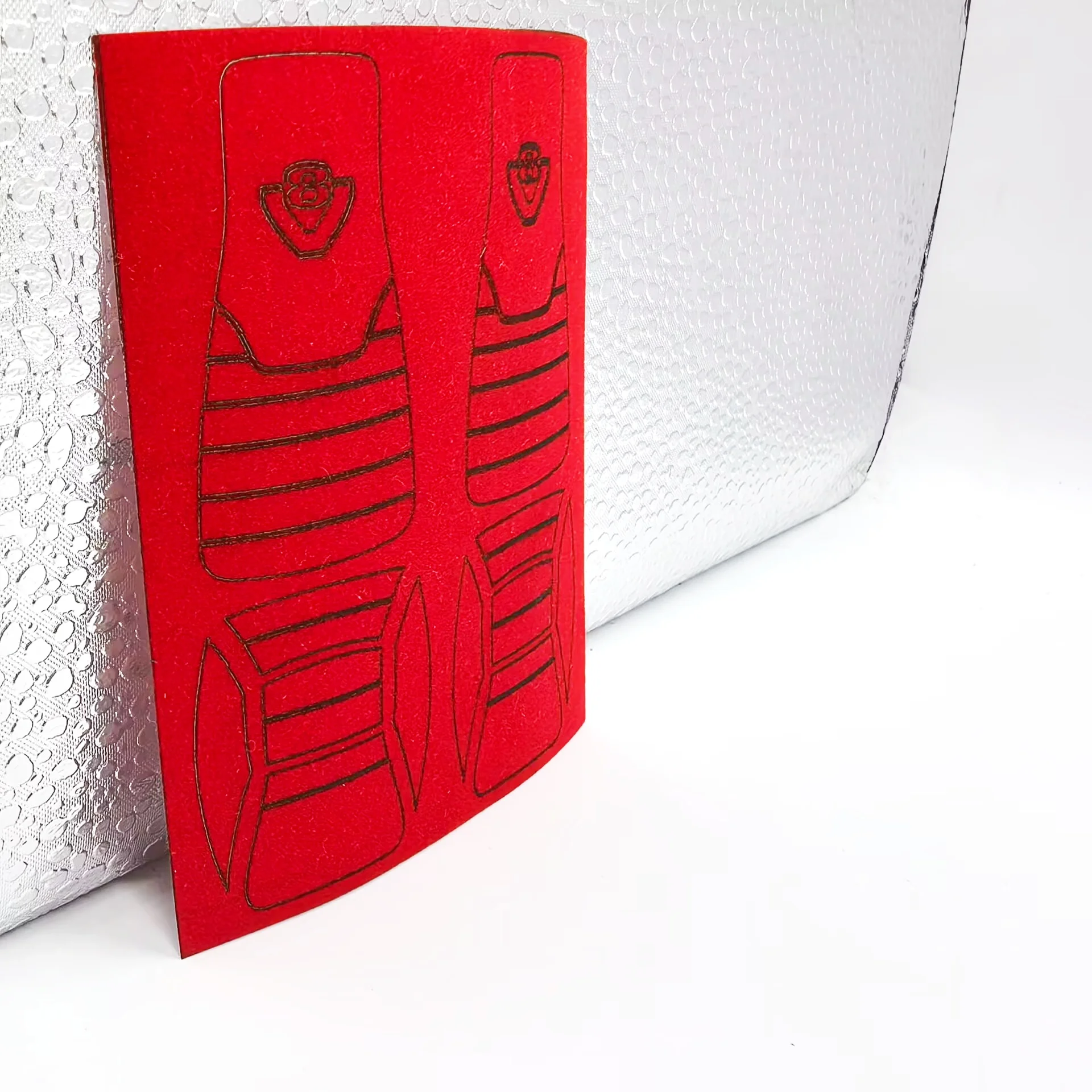 RC 1/14 1 Pc Simulation Suede Seat 4 colour Decorative Stickers for Tamiya Dump Truck for Scania MAN Tripper Truck DIY Parts