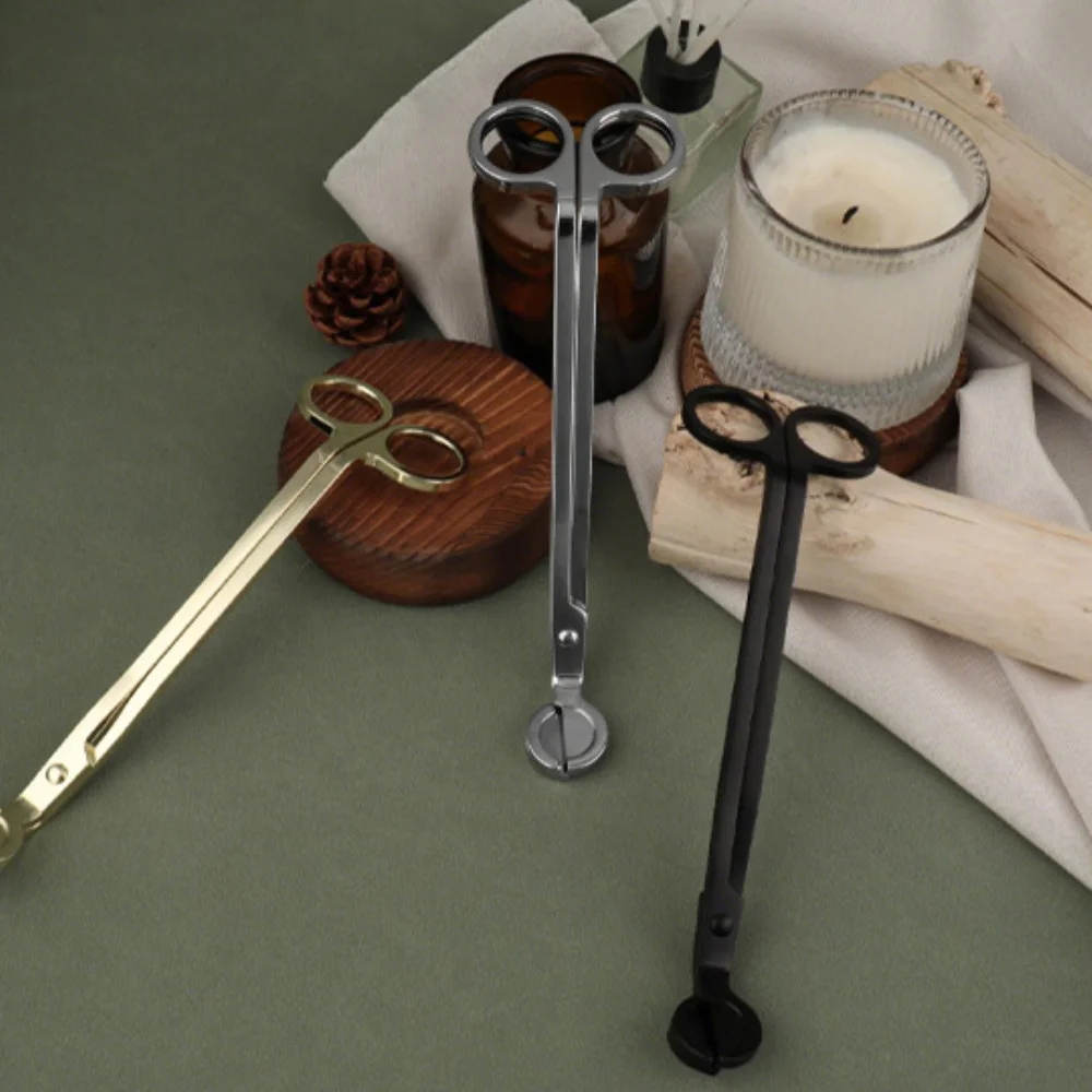 الفولاذ المقاوم للصدأ الشموع المتقلب مصقول الفتيل المقص القاطع الروائح اللون مقص DIY بها بنفسك شمعة أداة شمعة الرعاية الملحقات #4