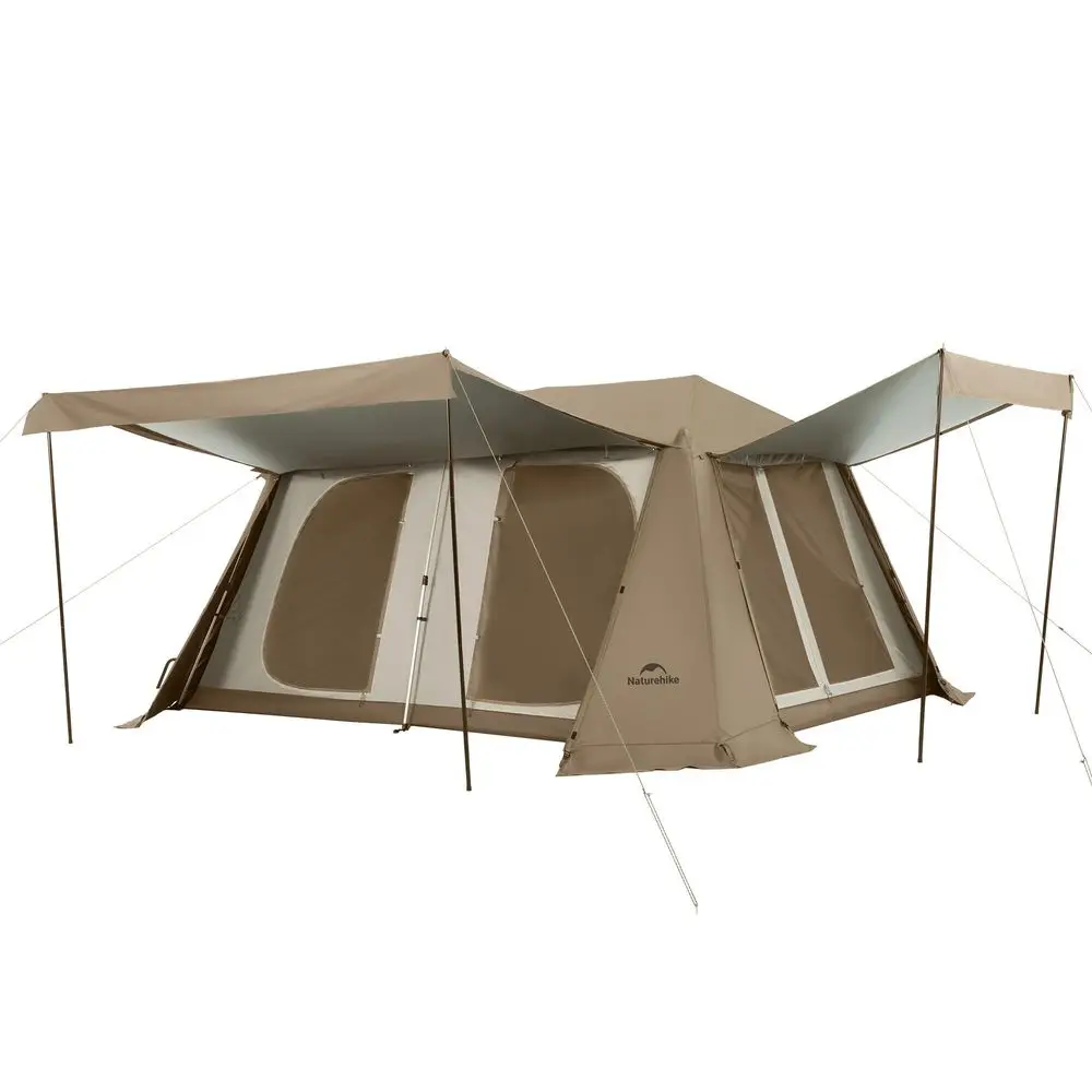

Village Instant Tent, Camping Tent with Full Rainfly, Waterproof Large Cabin Tents for Car Camping