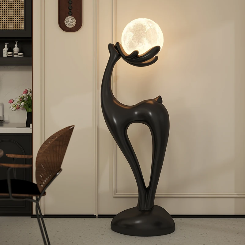 

Fulu floor-to-ceiling ornament large-scale art antique living room TV cabinet next to sofa home decoration housewarming gift