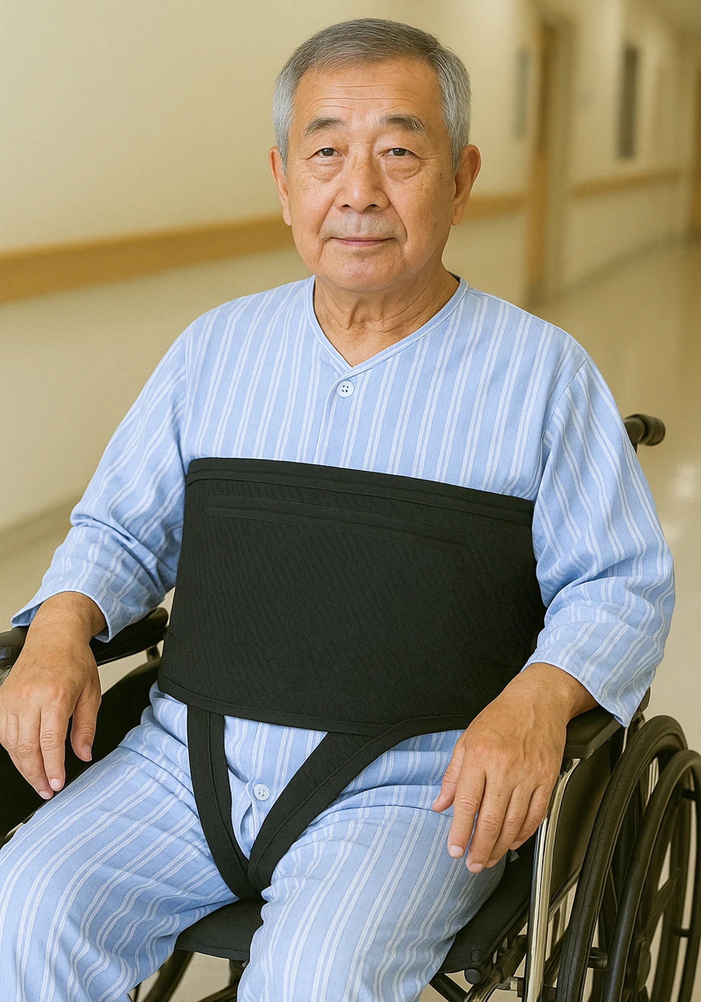 New Wheelchair Protective Belt Portable Version Weak Constitution Patient Old Man In A Wheelchair Sit Anti-slip Protective Belt