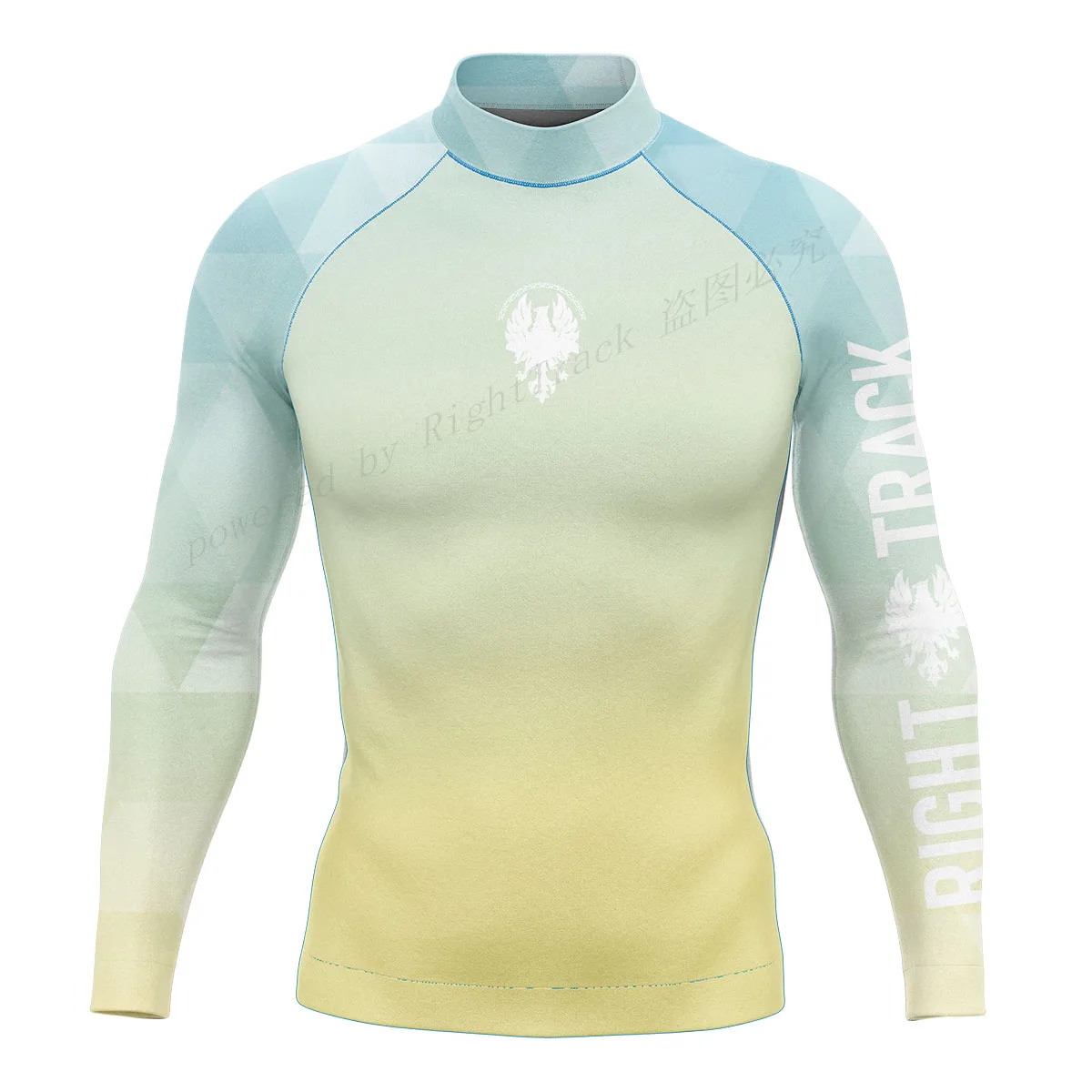 Men Swim Surfing T-shirt Beach UV Protection Swimwear Rash Guard Long Sleeve Diving Wetsuit Summer Apparel Tight Wear