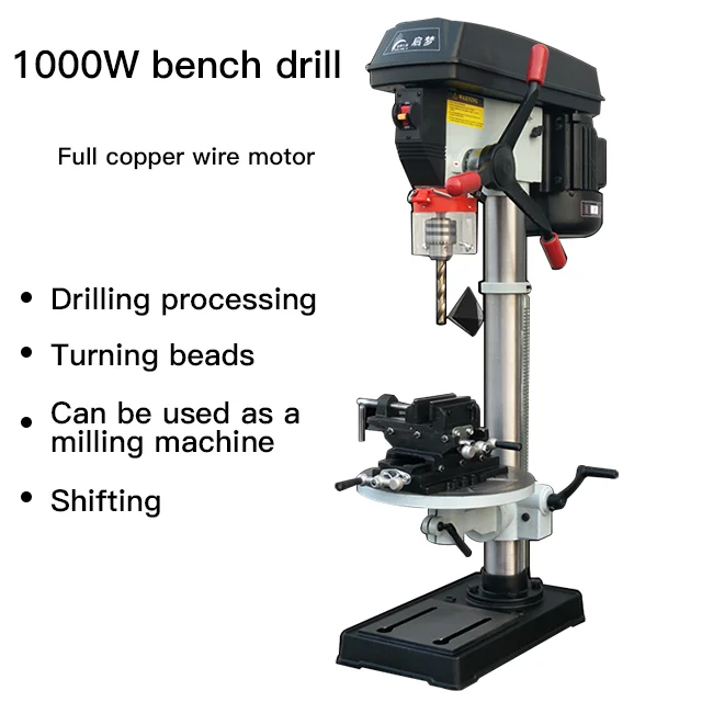 Small Table drilling machine for woodworking and metal mini drill press Stand