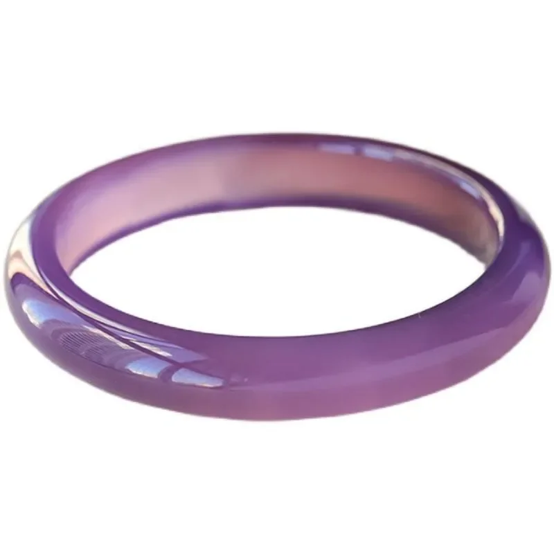 

Yu Marrow Bracelet Young Purple Yu Bracelet Agate Bracelet Narrow Stripe Girl