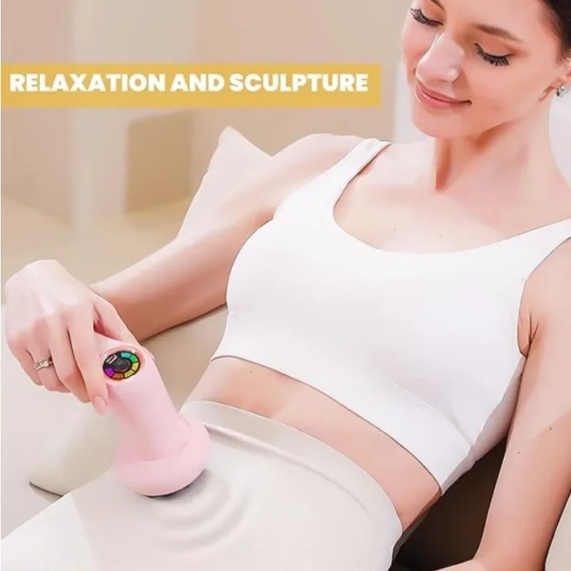 

Home-charging slimming device, electric handheld for shoulders, waist, legs with multi-functional vibration. Yoga strap Yoga