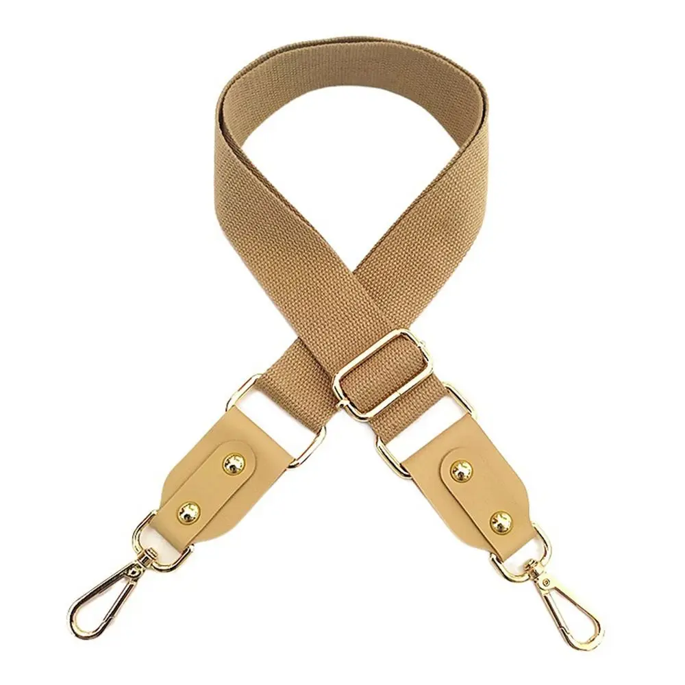 Verstelbare Tas Riem Mode Brede Vervanging Handtas Riem Effen Kleur Katoenen Schoudertas