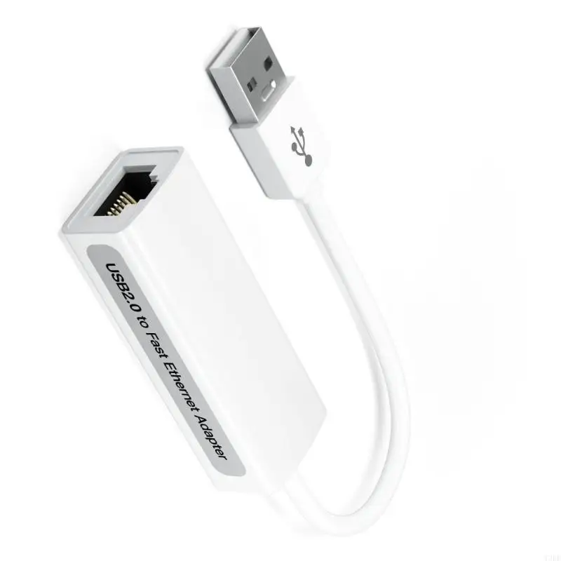 

T3EE RTL8152B Чип 10/100 Мбит/с USB2.0 до RJ45 Ethernet Adapter USB -карта для ноутбука для ноутбука Desktop PC