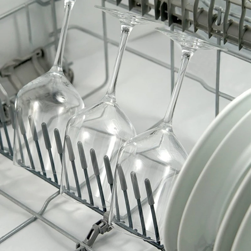100PCS Dishwasher Rack Caps Tip Cover Cap Flexible Round End Cap Protective Sleeves For Sharp Article To Prevent Collision Cover