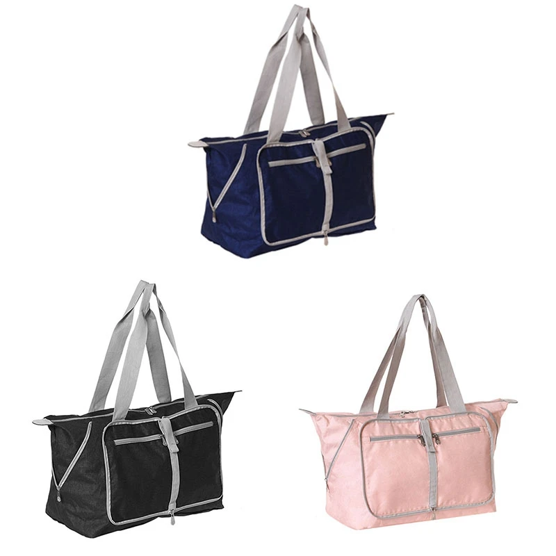 Fashionable Travel Bag Large Handbag Casual Carry Weekend Bag Multifunctional Lady Luggage Bag