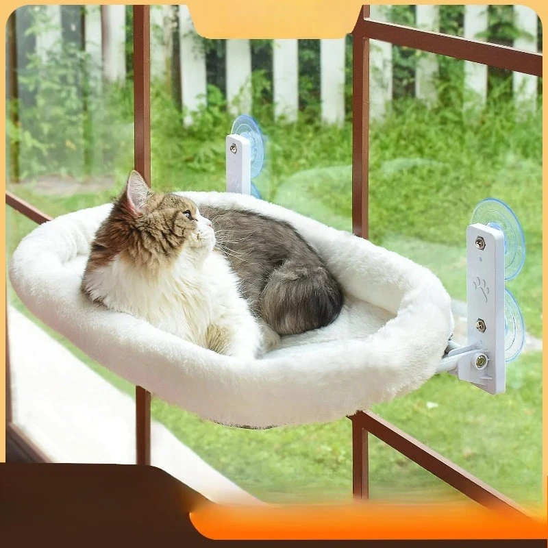 Cat Hammock Window Sunbathing Suction Cup Balcony Glass Cat Nest