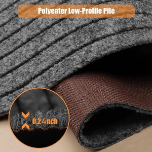 Nicht -Slip -Streifen -Türteppich, Küchenteppich, Bodenteppich, leicht zu reinigen, geeignet für Korridor, Badezimmer, feste Farbe 5 Hauptverkäufe Junco Treadmill - №5