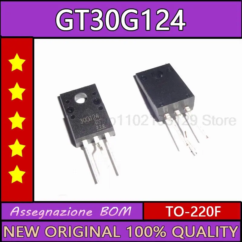 10PCS/LOT 30g124 in-line to-220f shaped foot brand new imported gt30g124