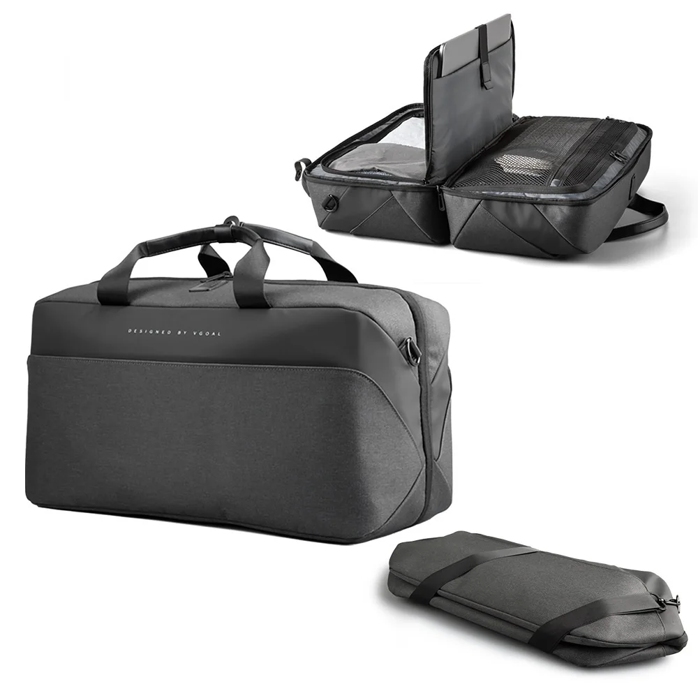 Men's Fitness Bag Outdoor Casual Business Handbag Waterproof and Wear-Resistant Large Travel Duffle Business Shoulder Bag