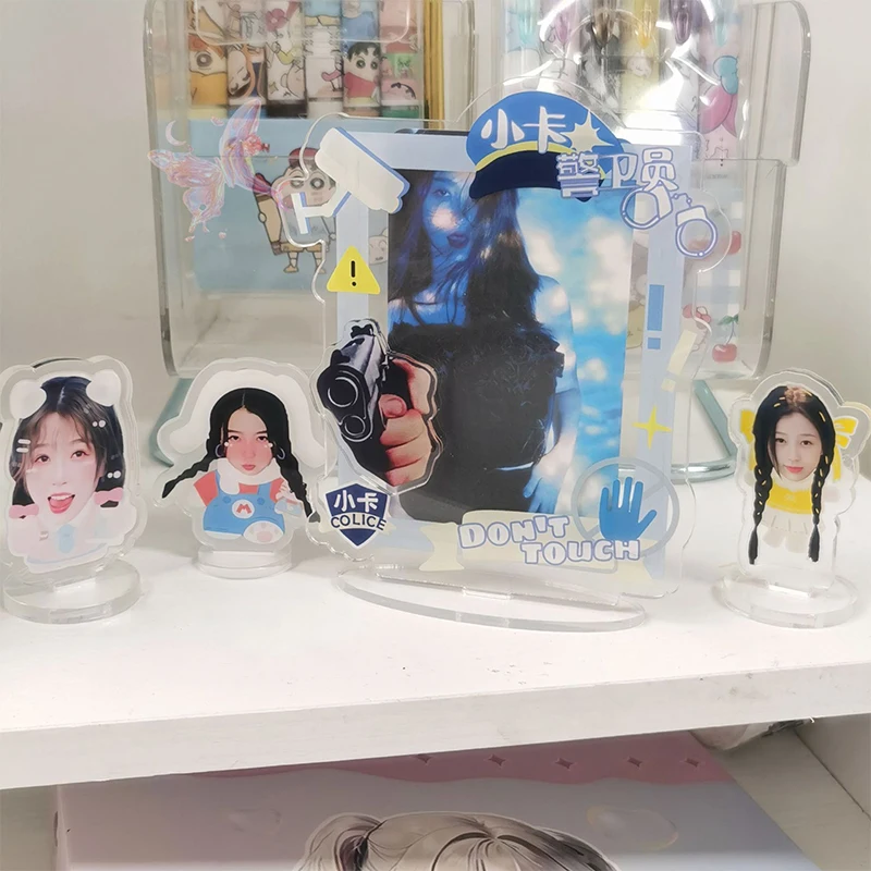 1 Pc Kawaii 3 Inch Kpop Photocard Holder Idol Photo Card Display Holder Small Card Protective Case Kpop Idols Photo Frame Decor
