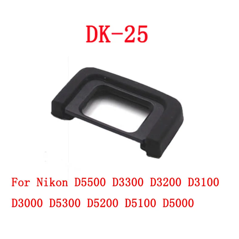DK-25 DK25 Gummi-Augenmuschel Okular-Augenauflage für Nikon D5500 D3300 D3200 D3100 D3000 D5300 D5200 D5100 D5000 DSLR-Kamera