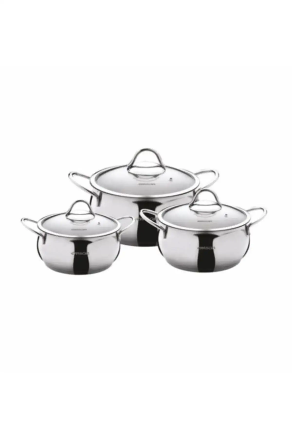 

DOLBOVI Cemre 6 piece Midi stainless steel Cookware Set C14 Cookware Set