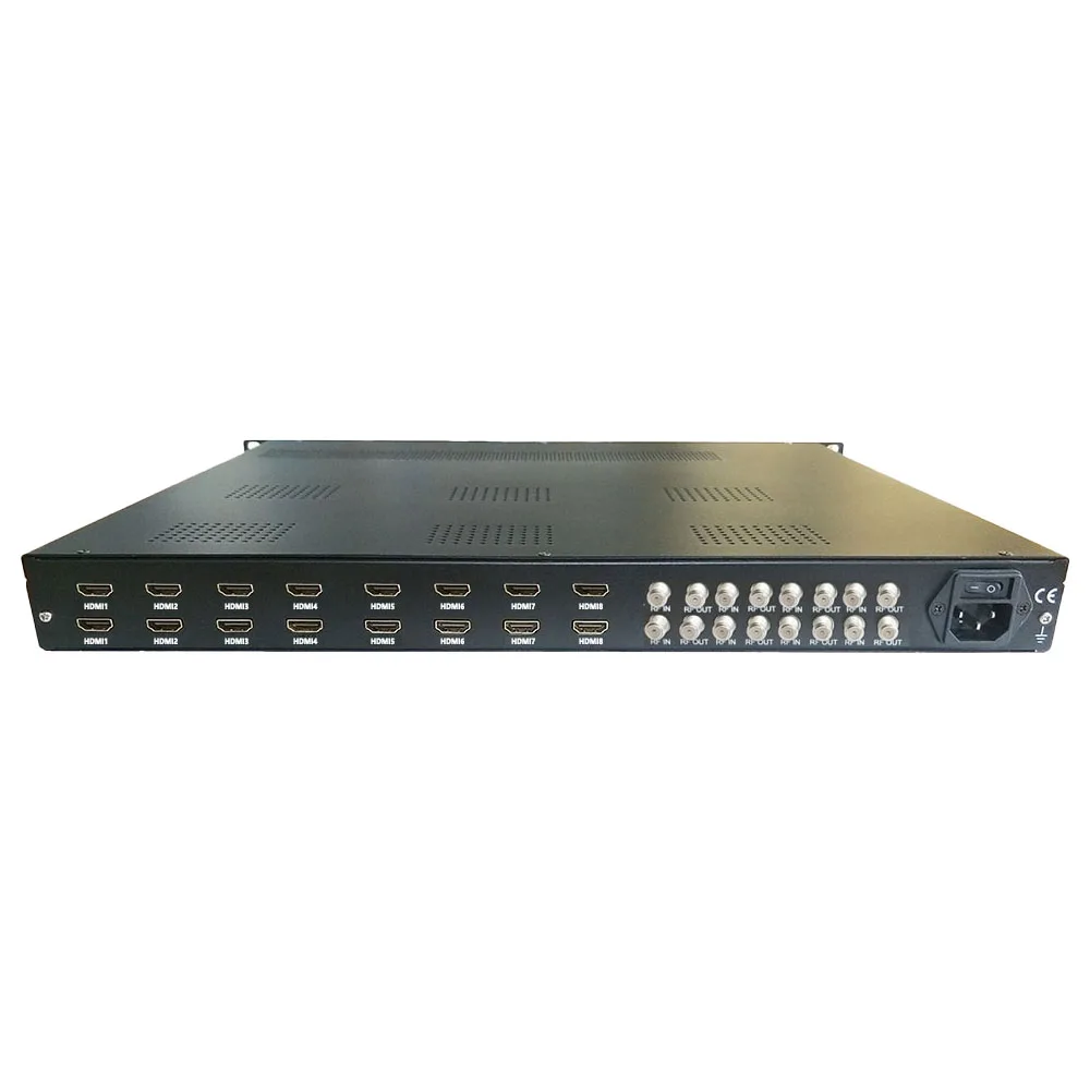 16 Channel Hdmi To Ip And 8 Tuner To Ip Asi  Hotel Iptv Tv System Front-end Equipment, Cable Tv Front-end H264  Video Encoder