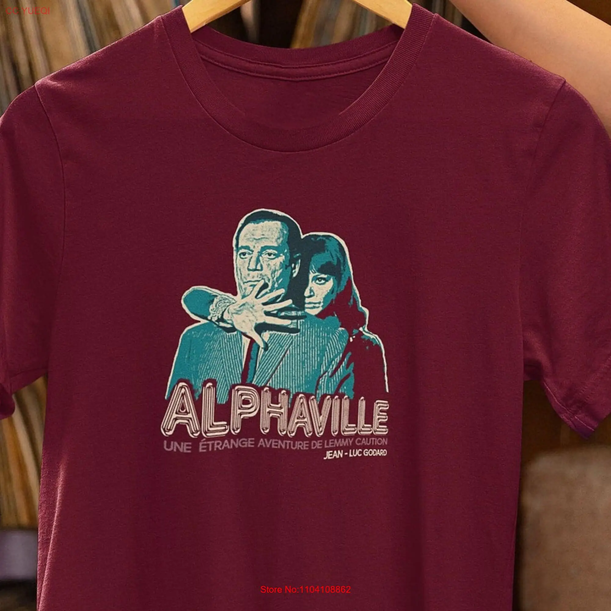 Jean Luc Godard Alphaville shirt French New Wave tee Classic Film Tribute Fan Gea Special Occasion Item