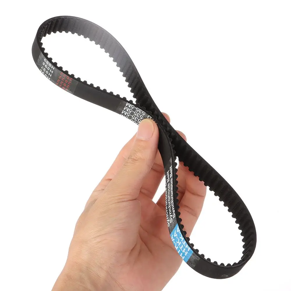 Black HTD E-scooter Hoverboard Parts Drive Stripe Rubber Timing Belts Electric Scooter Belt Transmission Belt