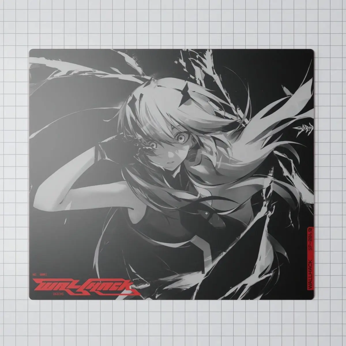 Drift Smooth Glass Mouse Pad Gaming Pad Smooth Frosted Surface Waterproof Desk Tempered Multiple 450x400MM Large Size Optional