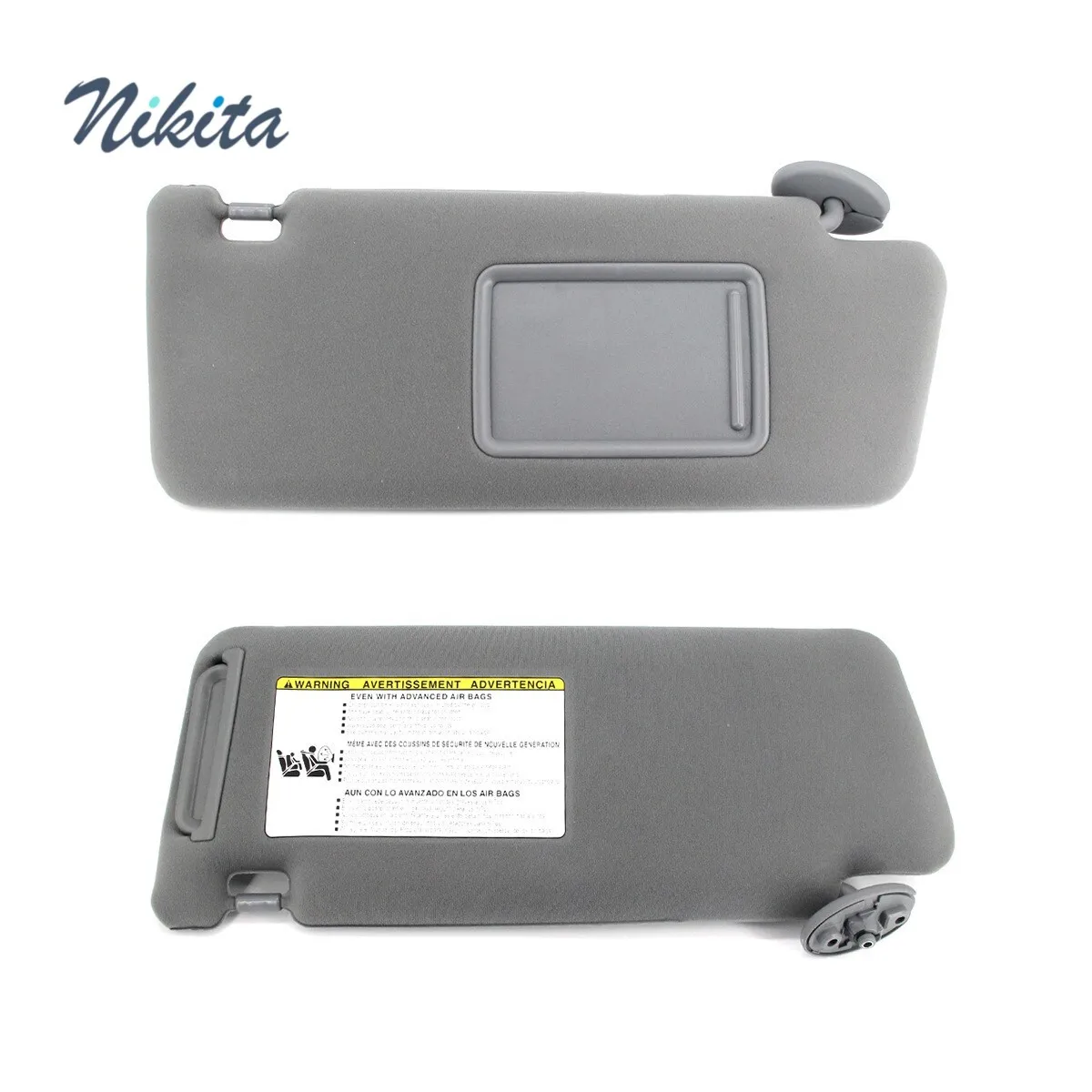 Car Grey Sun visor Left Side Right Side Driver Side Passenger Side For Toyota Tacoma 2005 2006 2007 2008 2009 2010 2011 2012