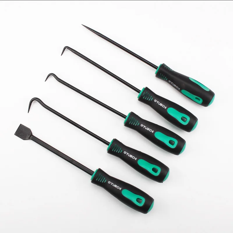 9-piece Set of Seal Ring Hook Screwdriver Disassembly Prying Oil Puller O-ring Removal Tool