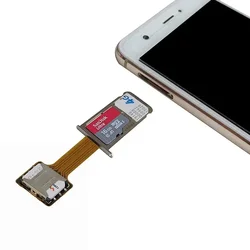 Адаптер для карты расширения Dual SIM Micro SD TF Гибридный удлинитель слота для SIM-карты Nano Cato Практичный универсальный адаптер для смены телефона Android