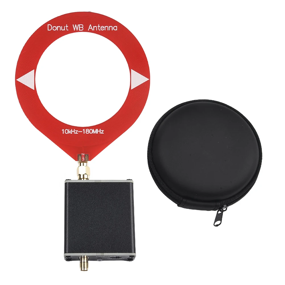 Donut Antenna with Low Impedance Converter Frequency Range 10kHz to 180MHz Perfect for Radio Enthusiasts and Walkie Talkies