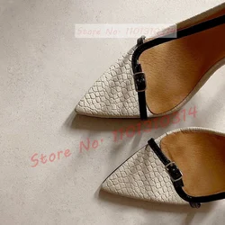 Slender Buckle Strap White Sandals Women Elegant Back Strap High Heels Shoes Female Summer All Match Feminine Party Sandals