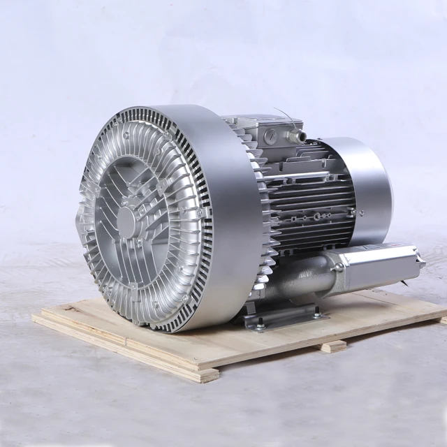 Fotografia 6: Ventilador de ar de estágio duplo vórtice de 5,5 kw para lago de peixes