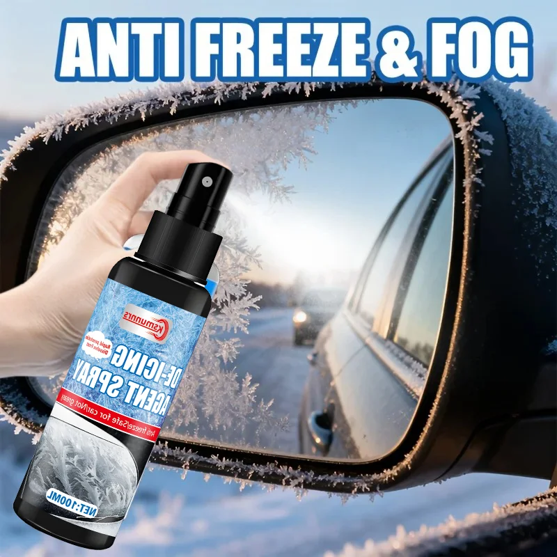جديد!!! رذاذ مضاد للثلج للسيارات زجاج السيارة مضاد للتجميد ومضاد للضباب، طلاء نانو متين، يمنع الضباب والتجميد، مناسب #3