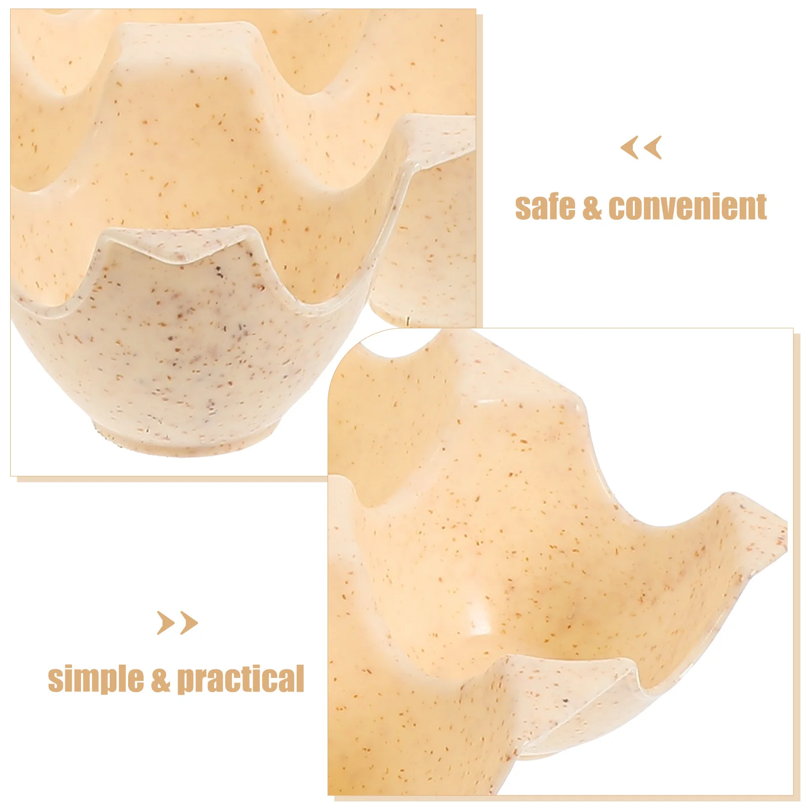 

2Pcs Egg Cartons 24-Count Reusable Stackable Slim Design Refrigerator Egg Holder Organizer Tray Storage Box Eggs Holder