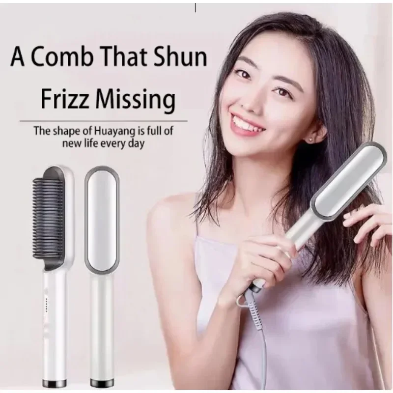 Top Selling Mini Hair Straightener Hot Comb Customized Hair Styling Tool Hair Brush Straightener Comb