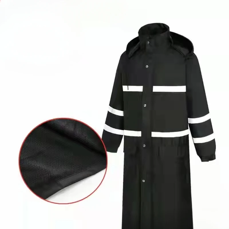 Outdoor One-piece Raincoat Unit Labor Protection Road Emergency Duty Reflective Raincoat Rain Coat Women