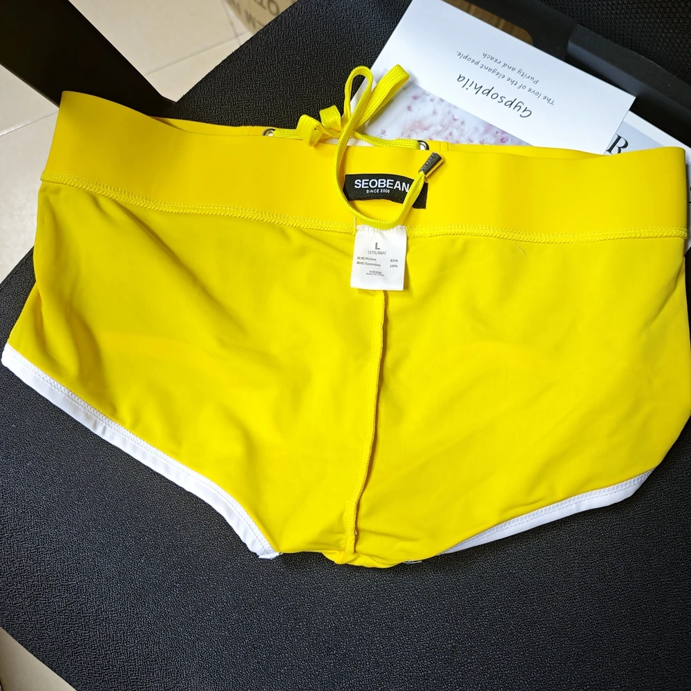 2026Original Seaside Beach Mesh Breathable Men's Shorts Hollow Drawstring 50817