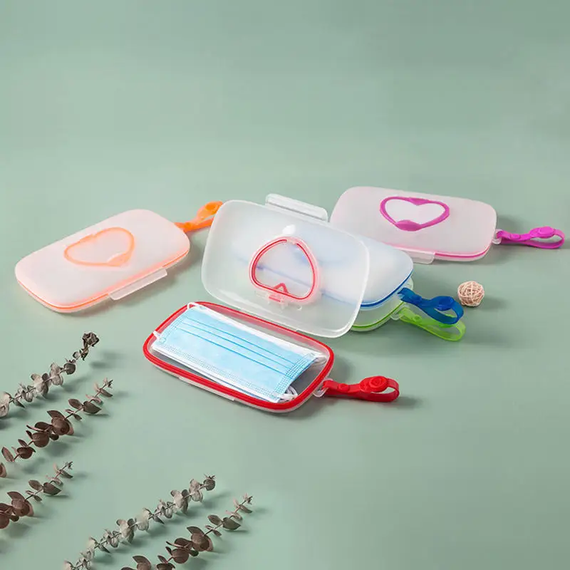 Portable Baby Wipe Dispenser Refillable Wet Tissue Box Container Reusable Travel Wipe Holder Multi Purpose Mask Storage Case
