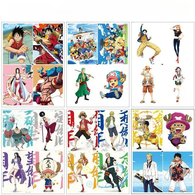 كتاب فني كرتوني جديد لشخصيات قطعة واحدة للرسم وتحسين مهاراتك