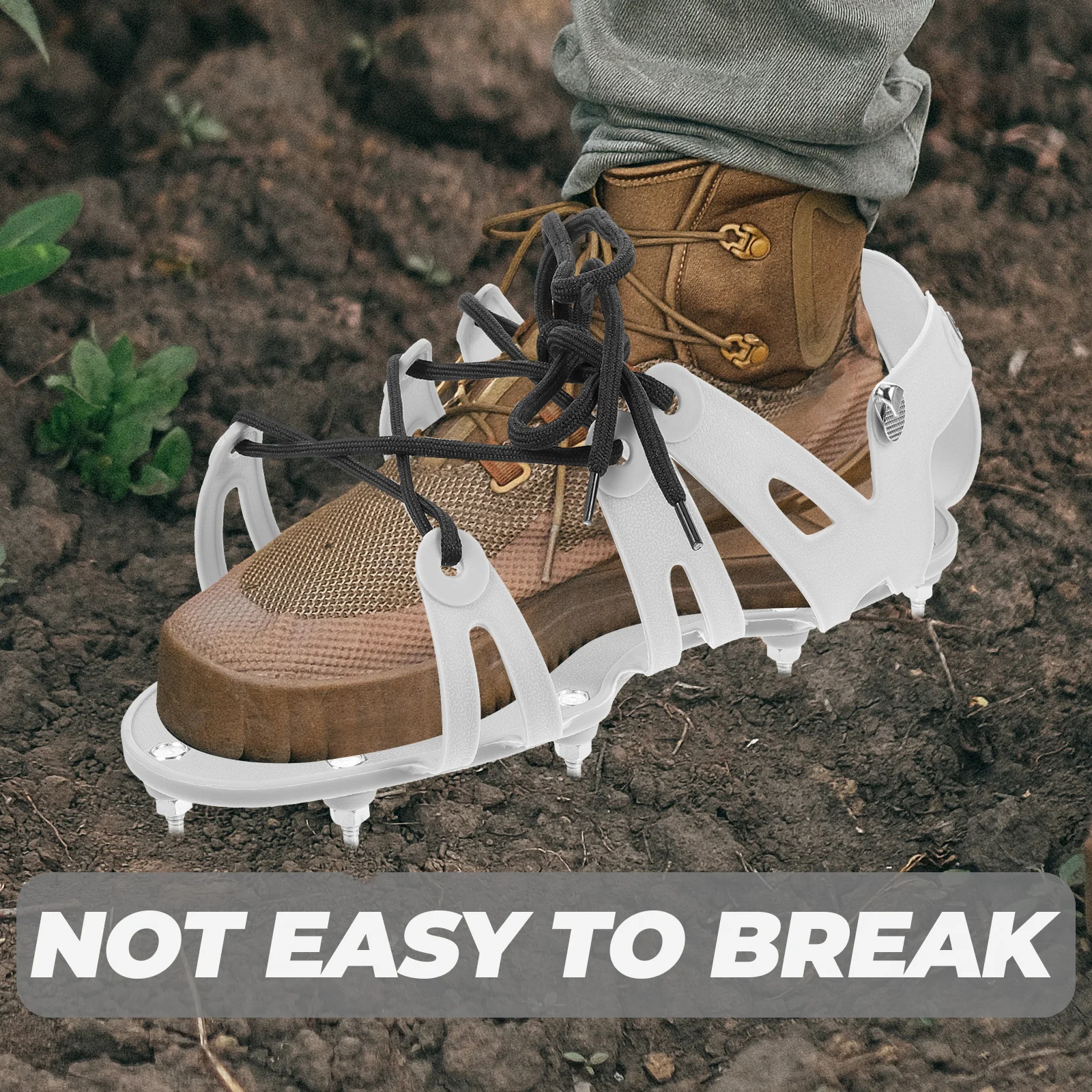 

1Set Garden Aerator Shoes Adjustable Spiked Sandals for Lawn Aeration Soil Aerating Shoes for Grass Lawn Aerator Sandals