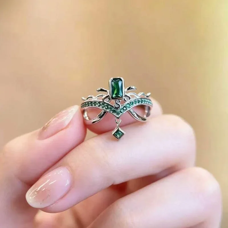 Anime Magic Academy Wizard Cosplay DIY Rings Magician Halloween Party Costumes Accessories Backpack Decoration Student Gifts