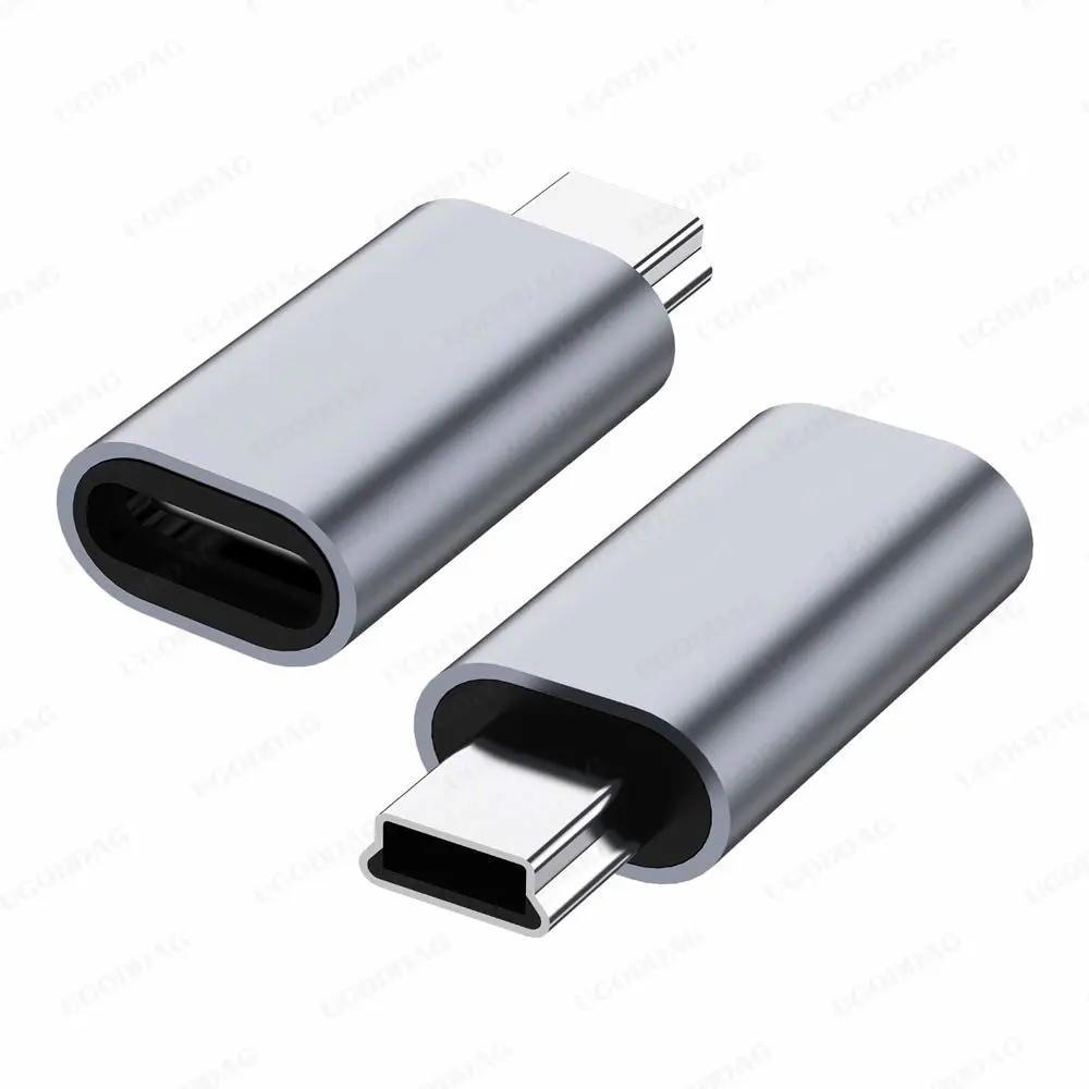 USB C ไปยังอะแดปเตอร์ Mini USB ประเภท C หญิงไปยัง Mini USB 2.0แปลง Connector สนับสนุนข้อมูล Sync ใช้งานร่วมกับ GoPro Hero