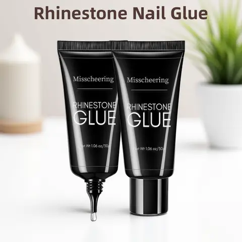 30g Nail Rhinestone Glue for Nails Super Strong Gel Nail Glue for Nail Charm 3D Nails Bling Gel Decoration Gem Nail Art Diamonds