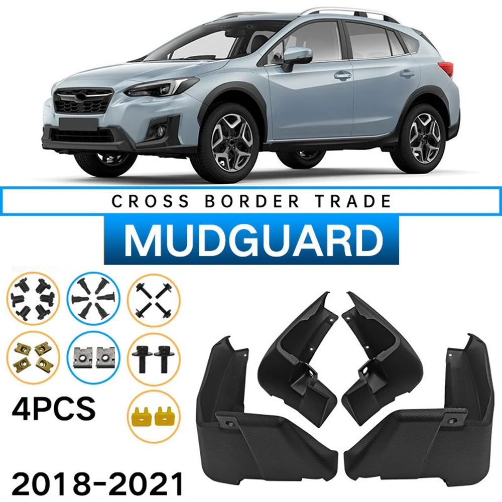 

A82E-Mudflap для Subaru XV 2018-2021, брызговики на крыло, брызговики, аксессуары для брызговиков