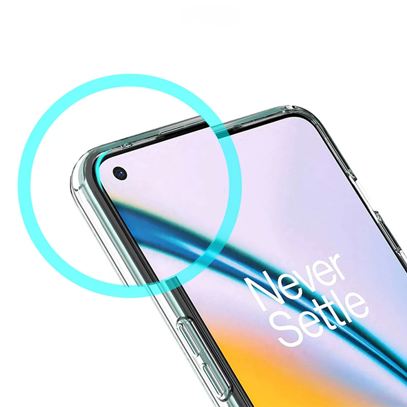حافظة هاتف شفافة رفيعة للغاية لهاتف Oneplus Nord 2T N100 N20 SE N200 N30 N300 CE 2 3 4 Lite غطاء مقاوم للصدمات من السيليكون الناعم