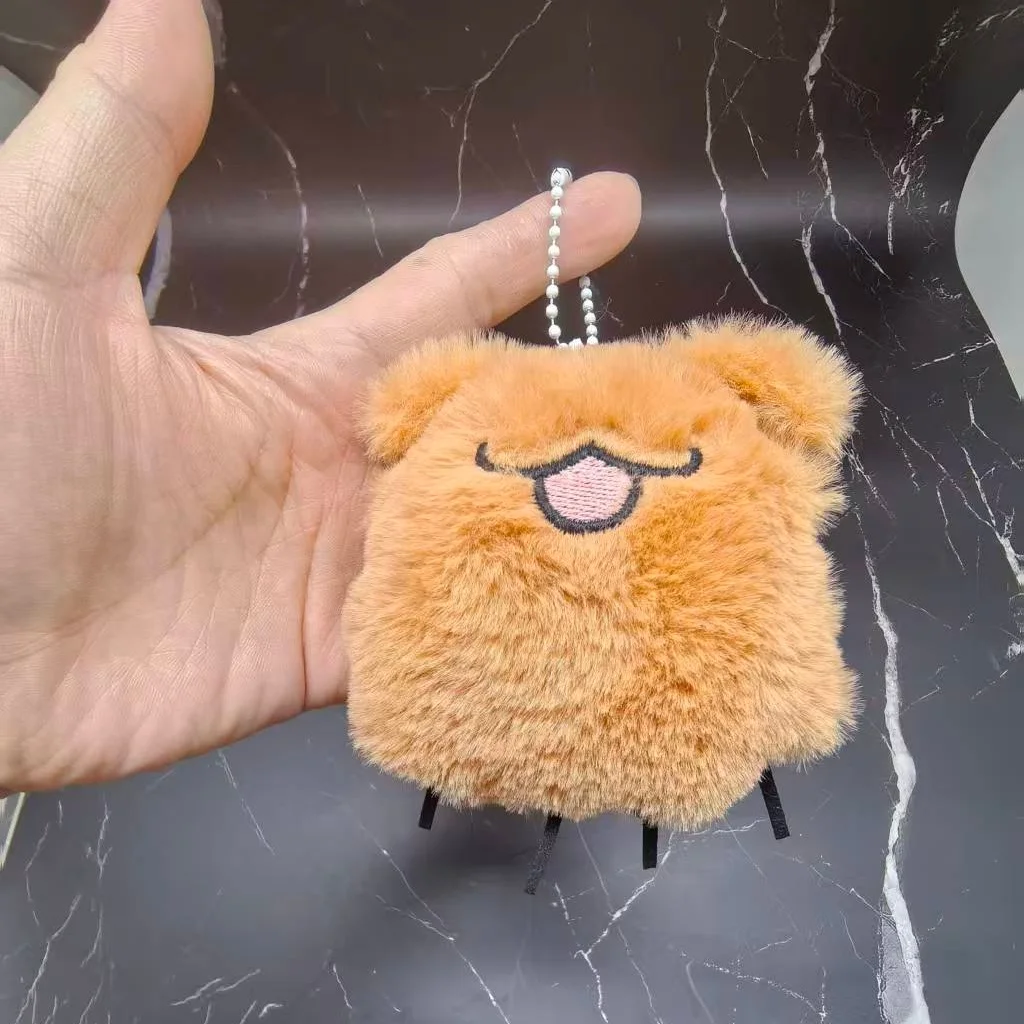 Game Hollow Knight Silksong Flea Dog Plush Doll Couple Keyring Cartoon Backpack Pendant with Vocal Accessories Christmas Gifts