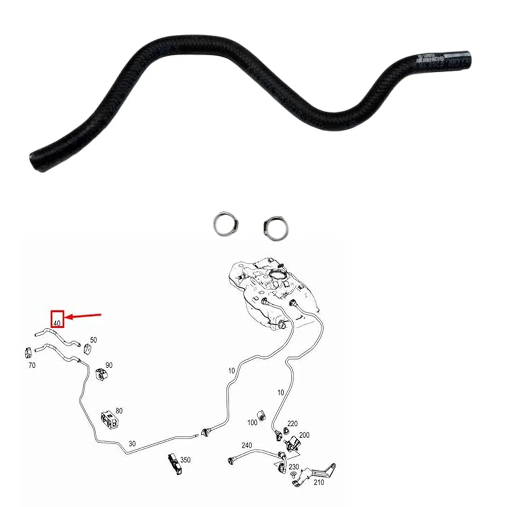 

A Class Replacement Fuel Feed Hose For Mercedes Repair Fuel Feed Hose Replacement Fuel Hose ABS Plastic OEM A2464760126