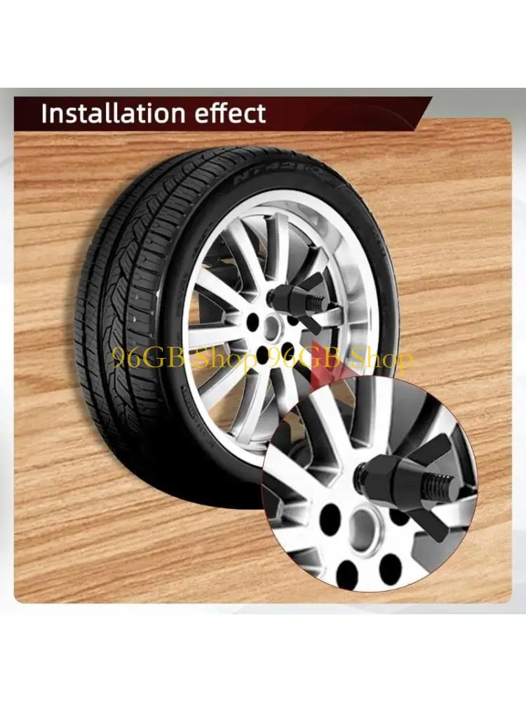 

96GB Steel Spare Tire Wall Mount Bracket Strong Storage Solution for Enclosed Trailer