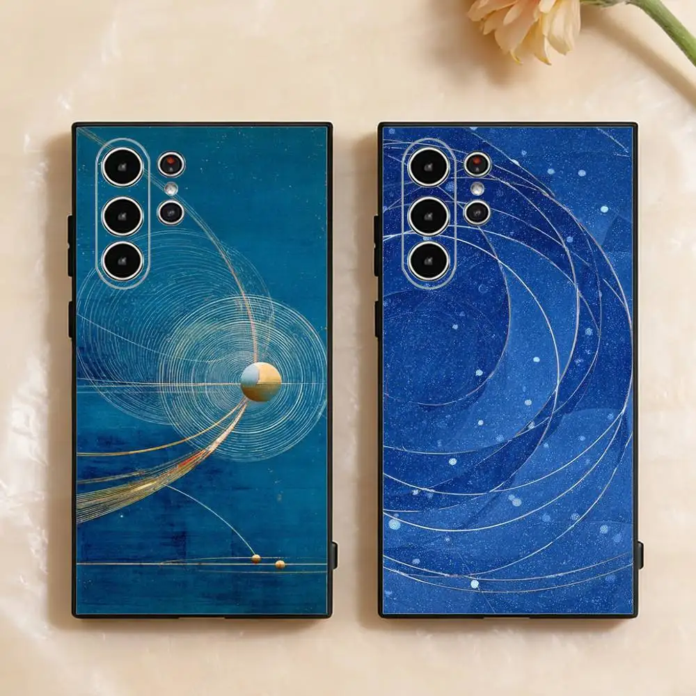 

Celestial Constellation Line Art Phone Case for Samsung Galaxy S22 S23 S24 S25 FE Ultra 5G Silicone Classic Shockproof Case