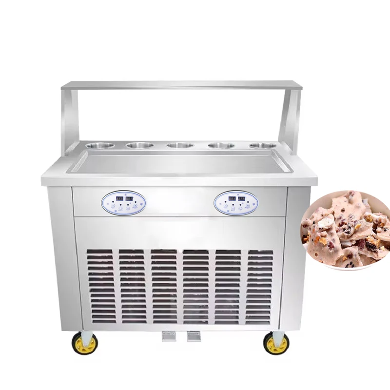 Heißer Verkauf Single Pot Thai Fried Ice Cream Roll Machine Kommerzielle Frozen Stir Fried Yogurt Machine